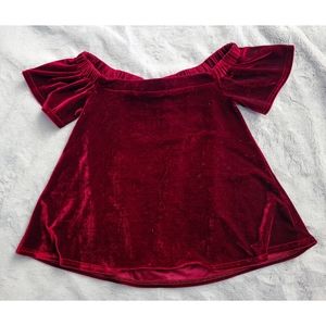 Dee Elly Velvet Blouse